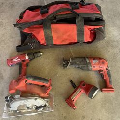 Milwaukee Tool Set Four Piece