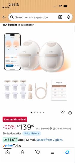 Eufy wireless breast pump