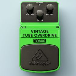 Behringer Vintage Tube Overdrive TO800 – Classic Tube Screamer Style Pedal