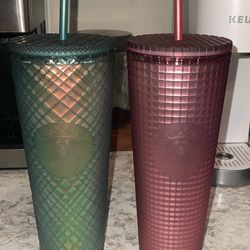 NEW starbucks tumblrs x2