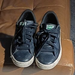 Puma Basket Classic Xxi Lace Up  Mens Black Sneakers Casual (contact info removed)4 Size 4
