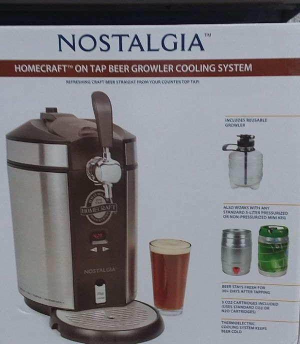 Nostalgia Homecraft Keg A Rator On Tap Beer Growler Beer Cooling