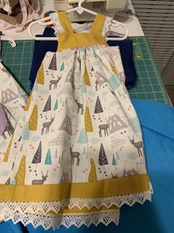 Handmade Easter Dress size 3-4
