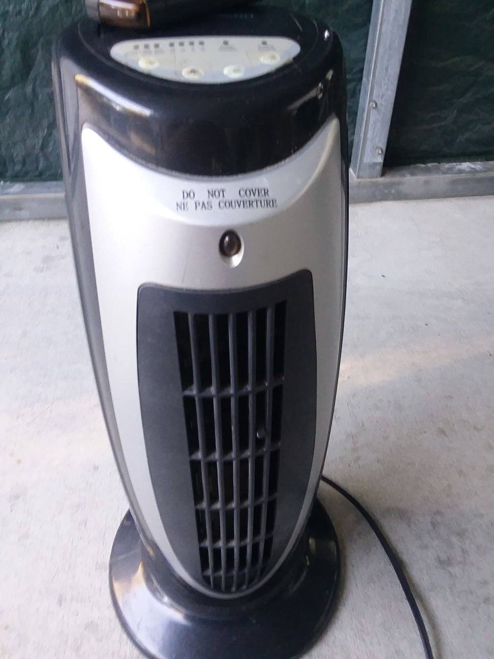 Tower heater/fan