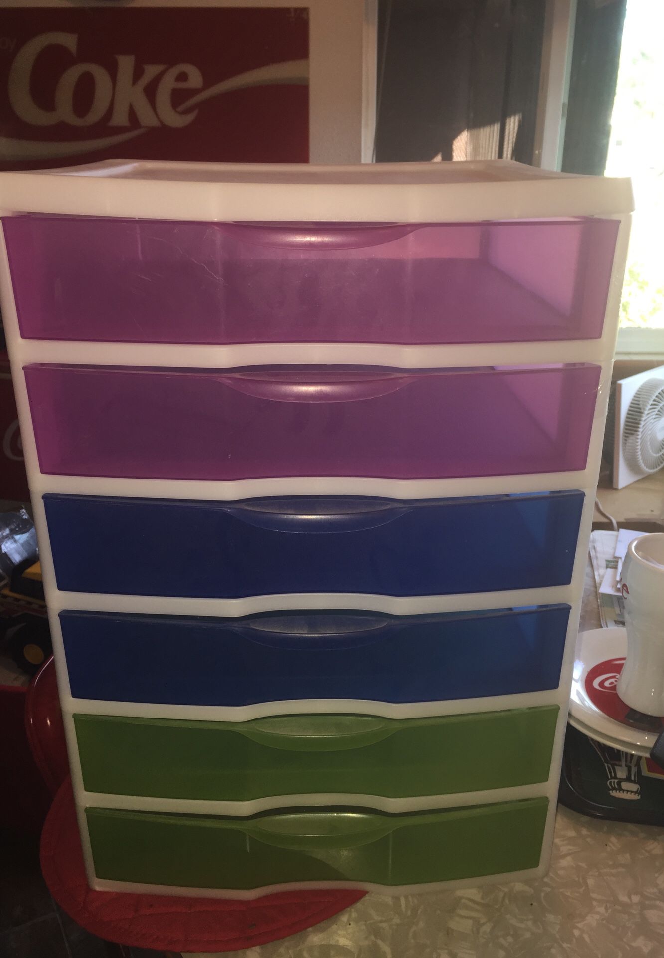 13”x21” 6 drawer organizer. Good condition drawers open with ease.