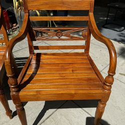 Teak Chair $225 For One Or $400 For Pair