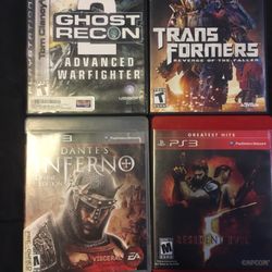 PS3 Games (ignore Top Two In Picture)