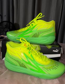PUMA Nickelodeon Slime LaMelo Ball Basketball Shoes Men's Size 9.5
