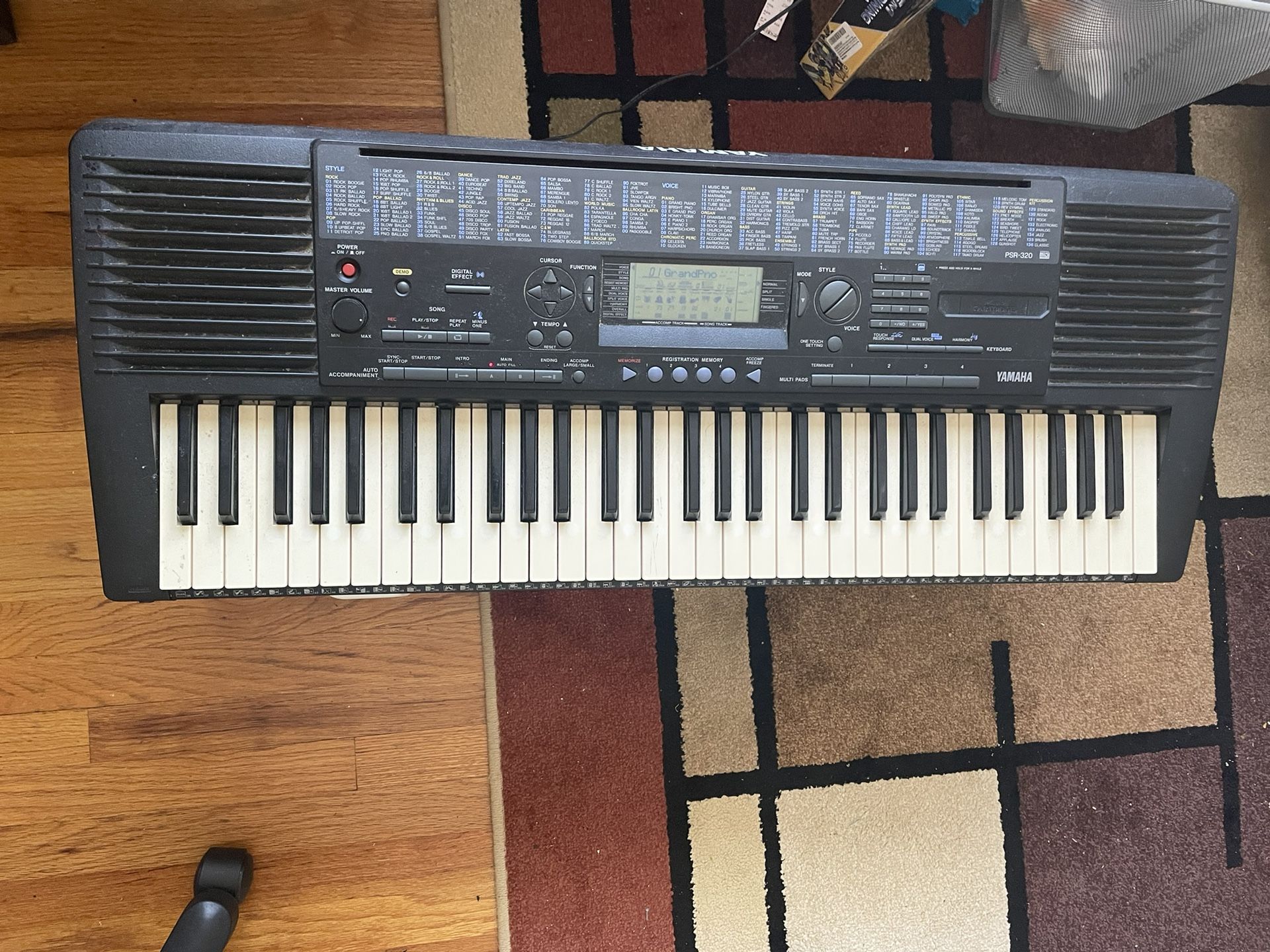 Old Yamaha Electronic Piano