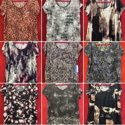 VERA WANG Crinkle SHORT SLEEVE WOMENS Size XL ‼️ NEW ‼️ $10 Each Or 3 For $25 ‼️ STORE CLOSING ‼️