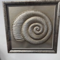 Set Of 3: Pair Of 3D Artworks And Mirror