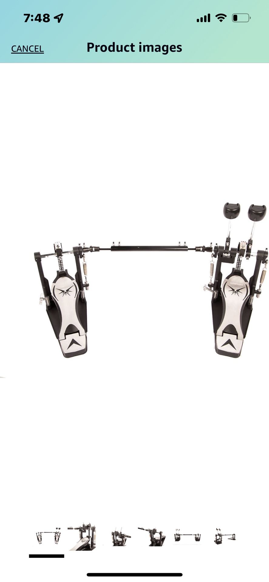 Double Drum Pedal,Double Pedal Bass Drum Pedal Double Chain for Drum Set  
