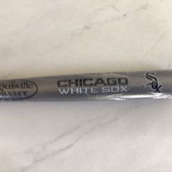 Chicago White Sox 2012 Mini Silver 18” Baseball Bat  (New In Plastic)