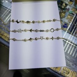 14k Gold Ankle Bracelets Any $ 200 Each
