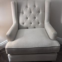 Beige Rocking Chair