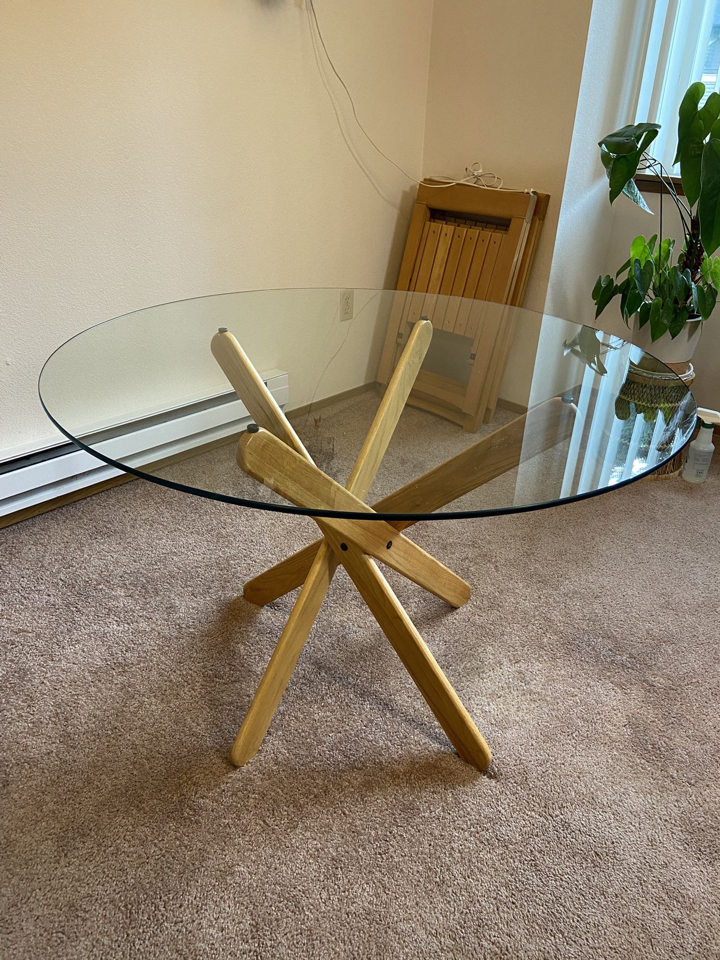 Sturdy Glass Table