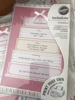 Bridal Shower Invites