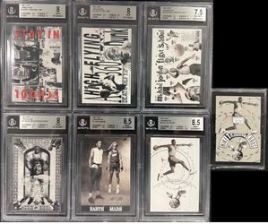 1991 Nike Michael Jordan HOF Spike Lee COMPLETE 6 CARD SET BGS original PSA Box