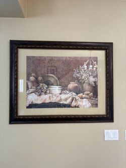 Large Framed Still Life Wall Art Print