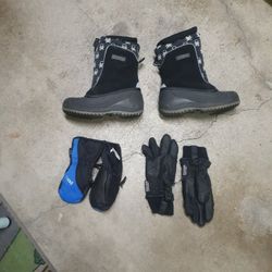 4y-5y Boots Gloves And Snow Pants ❄