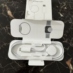 Apple Watch Magnetic Fast Charger to USB-C Cable (1 m) - White 