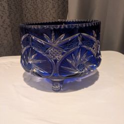 Bohemian Lead Crystal Centerpiece 