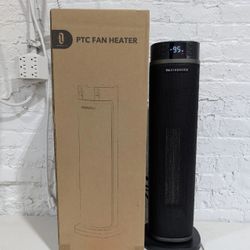 TaoTronics TT-HE003 Space Heater, Tower Electric Portable, Oscillation 24 Inches