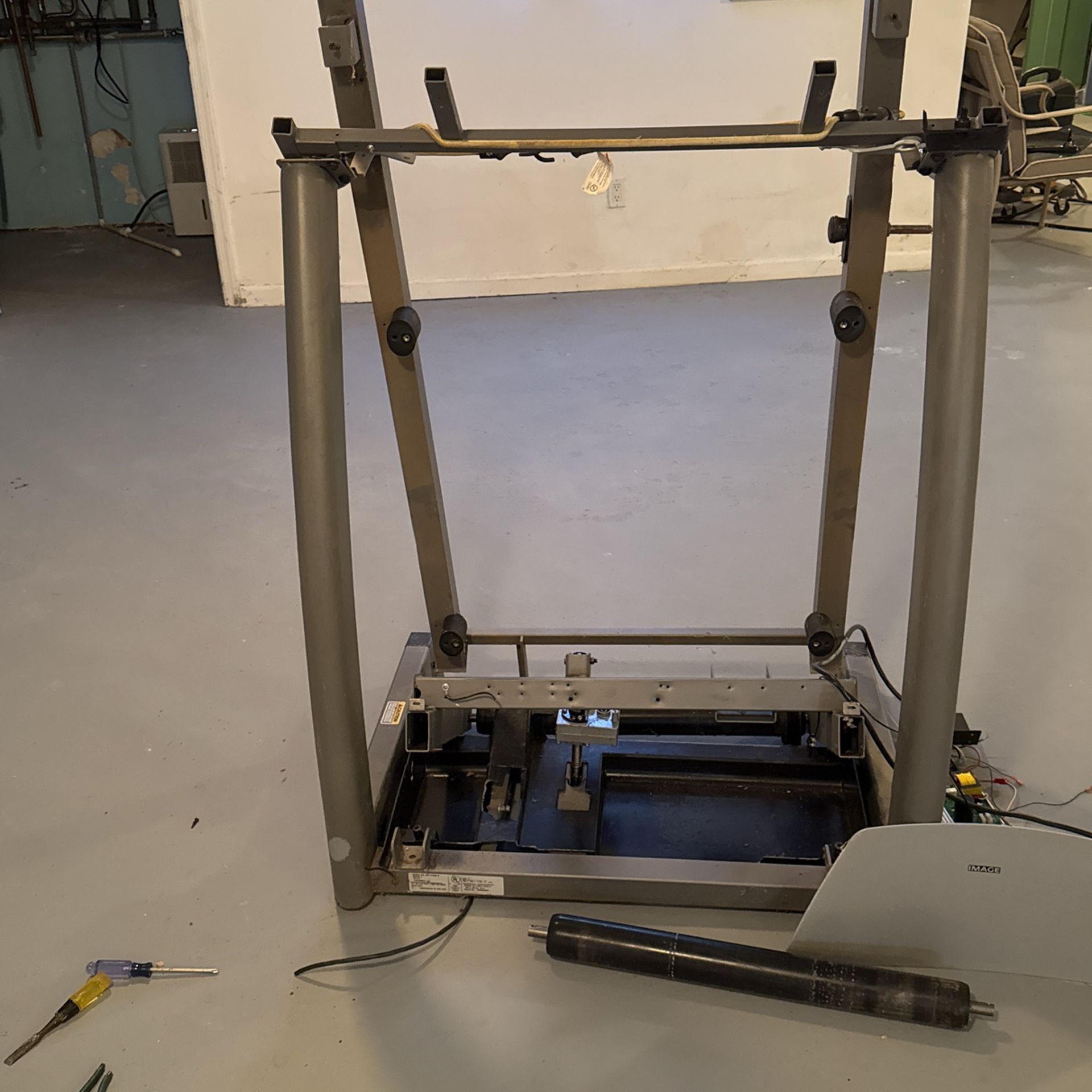 FREE SCRAP METAL FRAME FROM TREADMILL