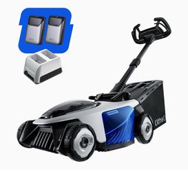 18.5” Electric Self-propelled Lawn Mower Cordless 4.0Ah 40V 2x20V Battery Brushless