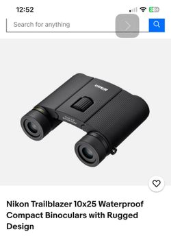 Nikon trailblazer 10x25 waterproof compact binoculars