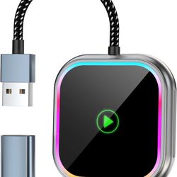 Wireless Carplay Adapter for iPhone with Audio Reactive Lighting