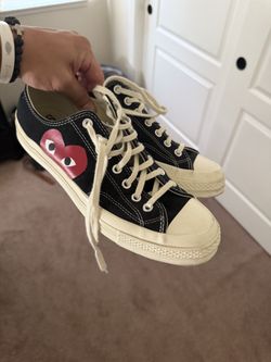 Commo Des Garçons Play X Chuck 70 Low Black