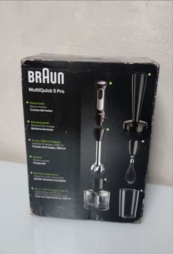Braun MultiQuick 5 Pro 4-in-1
Immersion Blender with 25 Speeds