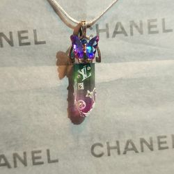 Luxury High-quality Crystal Pendant 925 Sterling Silver Necklace 