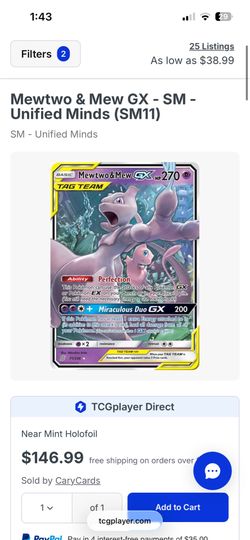 Mewtwo mew tag team