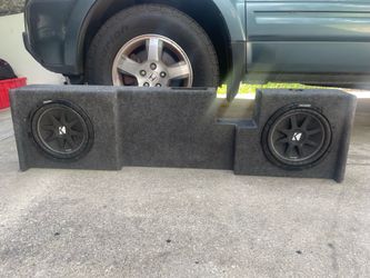 Speaker box subs and amp kicker