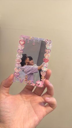 decorated card holder, top loader