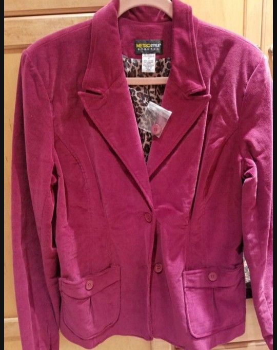 CORDUROY BLAZER SIZE 16