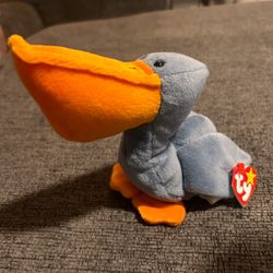 Ty 4107 Scoop the Pelican Beanie Babies