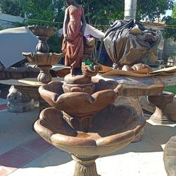 New 4ft Woman Water Fountain For Lawn And Doorway