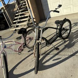 Electra + Firmstrong His & Hers Beach Cruiser Bike Set