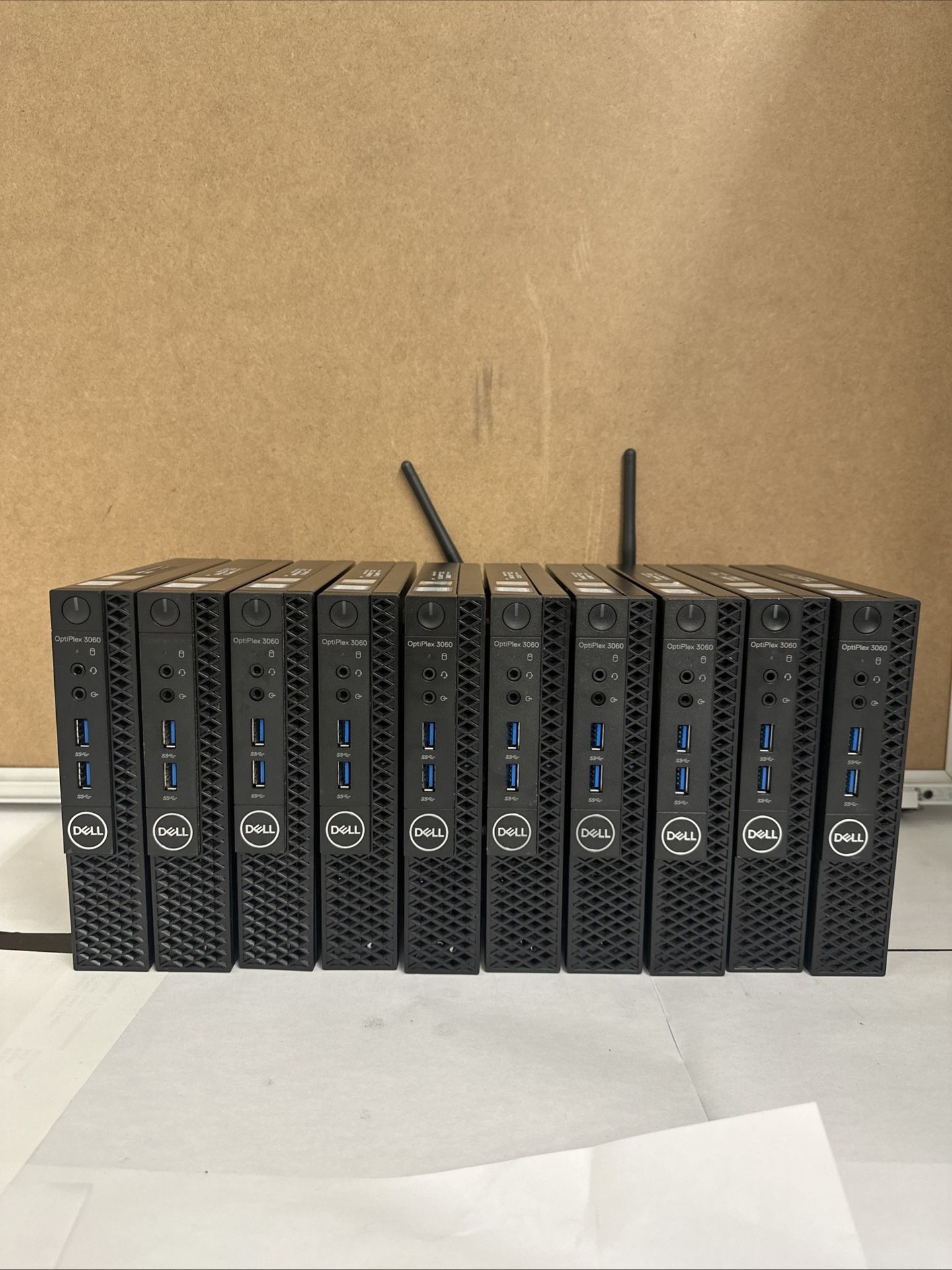 Lot of 10 Dell OptiPlex 3060 Desktop Intel Core I5-8500, 500GB HDD,8GB RAM