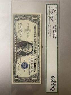 66 PPQ 1957 Silver Certificate