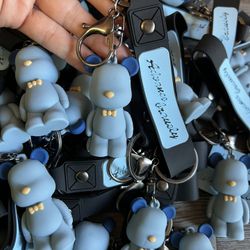 100 Teddy Bear Keychains 