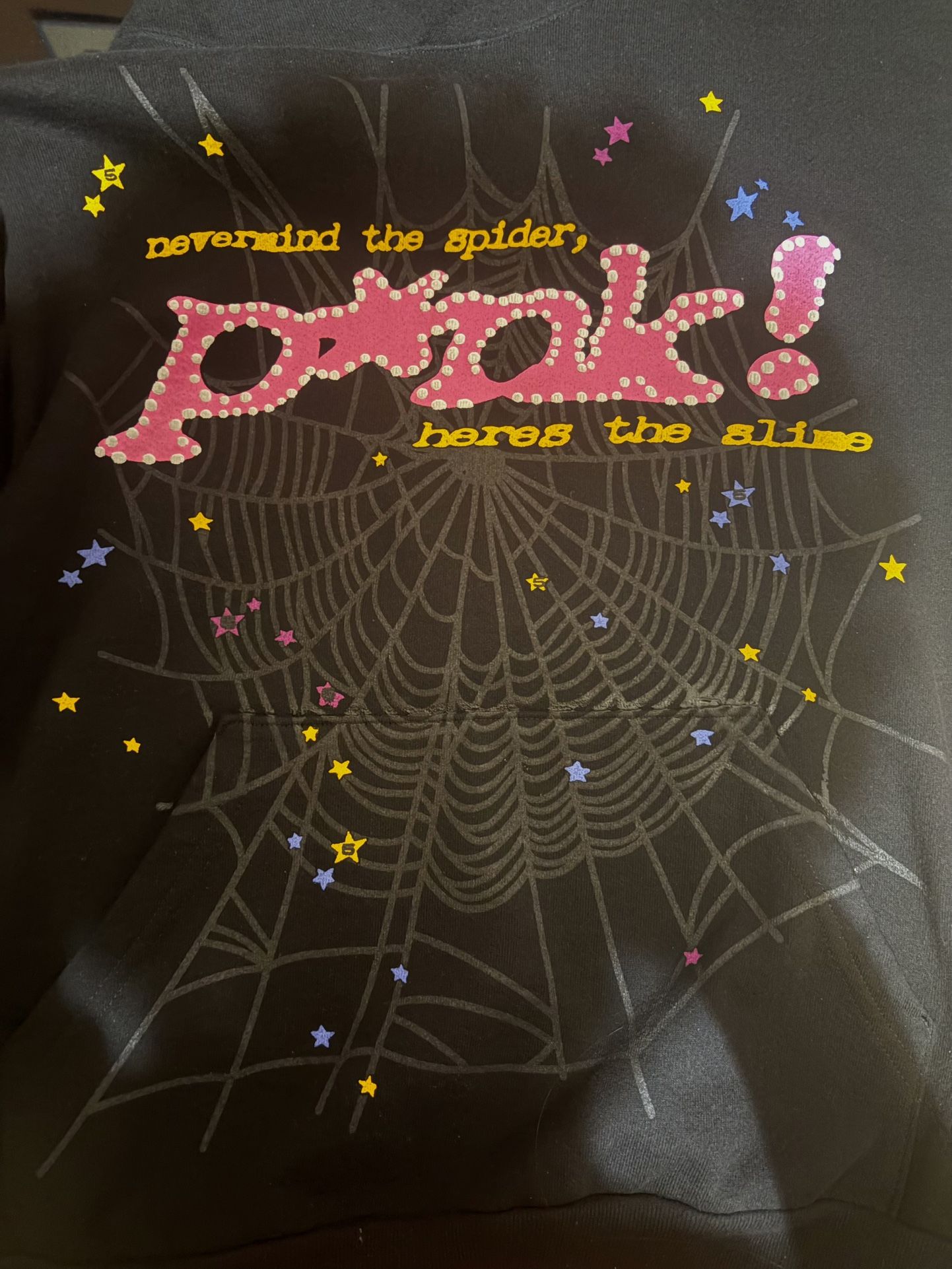 Sp5der p*nk hoodie size small