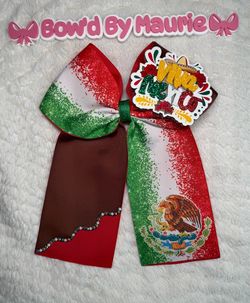 16 De Septiembre Hair Bows 🇲🇽