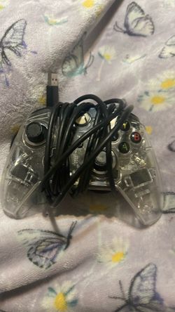 Clear Wired Xbox Controller with USB Cable