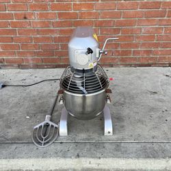 Chronos 20 QT Commercial Planetary Food Mixer, 3/4 HP Heavy Duty Electric Mixer 120v