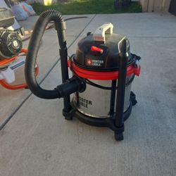 Porter-Cable Stainless Steel Wet/Dry Vacuum.