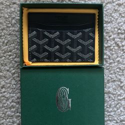 Goyard Card Holder – Black – Brand New with Box